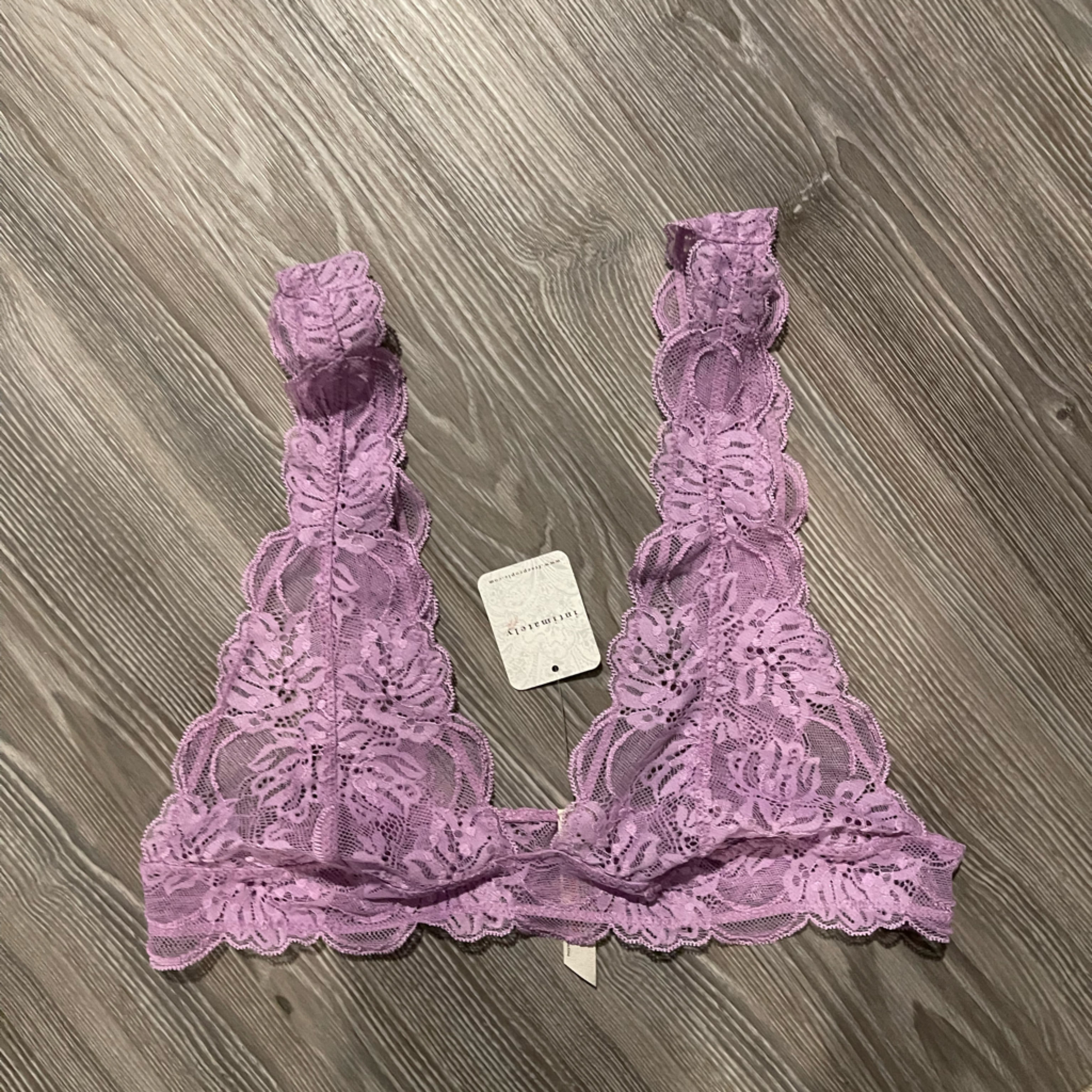 Free People Lace Bralette Size Medium Nwt